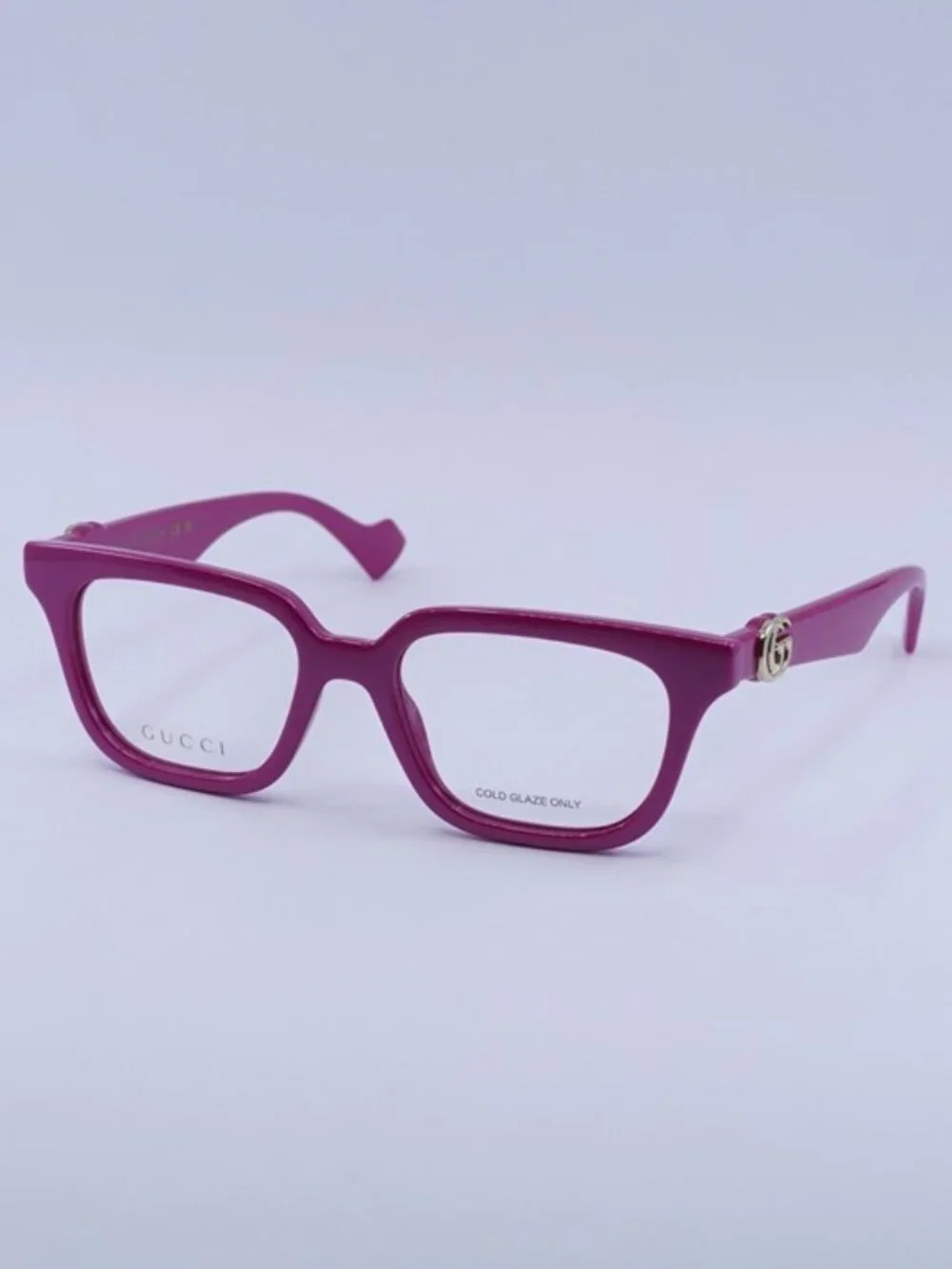Gucci GG1536O 010 Eyeglasses Red 51mm Square Frame